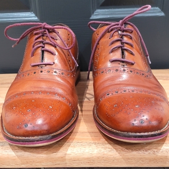 Johnston & Murphy Brown Leather Men's Derbys - Picture 4 of 7
